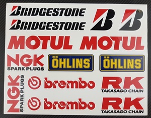 MOTUL RK OHLINS Ohlins モチュール オーリンズ ステッカー デカール セット