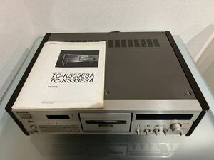 SONY オーディオ機器 カセットデッキ TC-K555ESA 