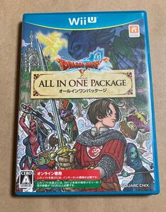 WiiU ドラゴンクエストX ALL IN ONE PACKAGE オールインワンパッケージ オンライン専用 ケーススレ、引っ掻きキズあり