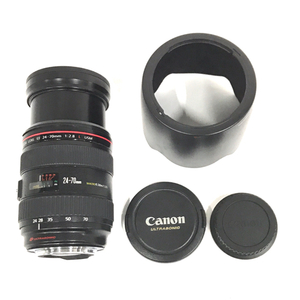 1円 Canon ZOOM LENS EF 24-70mm 1:2.8 L USM 一眼 オートフォーカス カメラ レンズ 光学機器 C111353