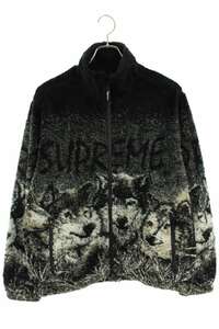 シュプリーム ブルゾン 19SS Wolf Fleece Jacket サイズ:S ウルフフリースブルゾン 中古 OM10