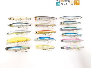 ジャンプライズ かっとび棒 130BR・シマノ ロックジャーク 140S AR-C・ ダイワ オーバーゼア スキッピング 等 計16個 中古