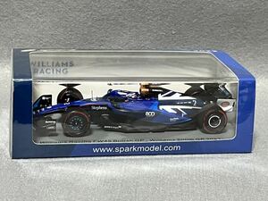 Spark 1/43 Williams FW45 #2 L.Sargeant British GP 2023-Williams 800th GP S8589