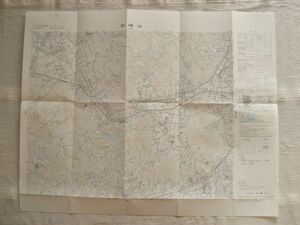 【地図】 白峰山 1：25,000 昭和60年発行/ 香川 予讃本線 高松琴平線 府中山内瓦窯跡 鬼無 崇徳天皇陵 坂出有料道路 四国 国土地理院