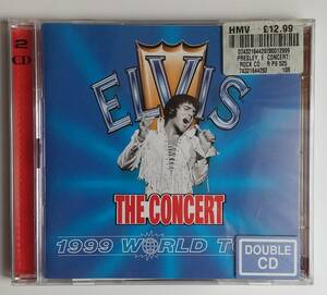 ELVIS PRESLEY　Concert 1999 World Tour　エルビス・コンサート・1999年ワールド・ツアー　2枚組CD　33曲　ロンドン・HMVで購入　