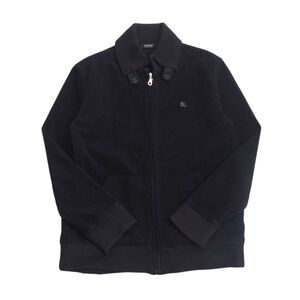 TH8705 バーバリーブラックレーベル/BURBERRY BLACK LABEL メンズ2 ジップアップブルゾン フリースジャケット ブラック