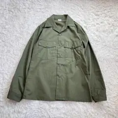 【美品・80s】アメリカ軍/U.S.ARMY ユーティリティ シャツ　OG507