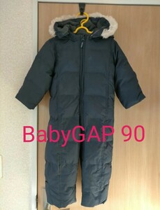 BabyGAP ベビーギャップ ジャンプスーツ　18-24M 90cm 12-14kg ボディオール カバーオール 防寒着 雪遊び ネイビー 早めの冬支度