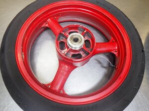 ZXR400 リアホイール、良品、17ｘ4.50、ペイント☆H型、ZX400H