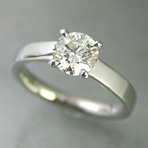 婚約指輪 安い ダイヤモンド リング 0.6カラット プラチナ 鑑定書付 0.601ct Dカラー VS1クラス 3EXカット H&C CGL