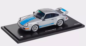 スパーク Spark 1/18 ポルシェ 911 (964) Carrera RSR 3.8 Transformers Mirage シルバー / ブルー 特注品