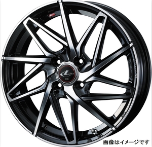 【個人宅発送可能】Weds ウェッズ 17×6.5J +42 4穴 PCD100 PBMC ホイール 1本 LEONIS IT レオニス レオニス・アイティー (40583)