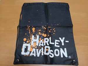 ■未使用品/即決送料無料■ハーレーダビッドソン純正ナップサック/リュックサックHARLEY-DAVIDSON