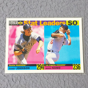 野茂英雄 / ランディ・ジョンソン Upper Deck 1995 HIDEO NOMO / RANDY JOHNSON COLLECTOR