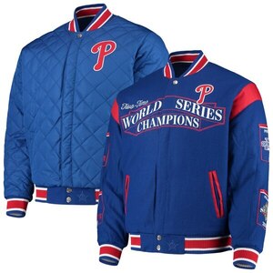 BD26)JH Design Philadelphia Phillies Champions ウールリバーシブル ジャケット/MLB/PH103BAN8/M/USサイズ/フィラデルフィア・フィリーズ