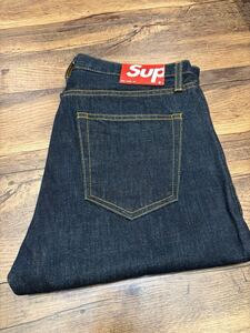 Supreme シュプリーム スリムデニム　濃紺　W32 Supreme Rigid Slim Jeans