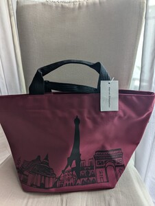 新品★エルベシャプリエ Herve Chapelier 1027N★パリ限定★エッフェル塔★ダークレッド