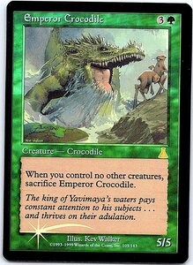 FOIL/皇帝クロコダイル/Emperor Crocodile/ウルザズ・デスティニー/英語版/MTG１枚 [FC]