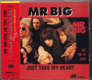 即決(005A)【Mr. Big Just Take My Heart To Be With You (Live Version)(LP Version) ジャスト テイク マイ ハート】帯/美品/廃盤