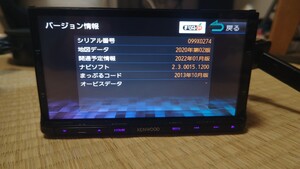 △KENWOOD ケンウッド カーナビ MDV-X701 地図更新済み(最終ver.)開通予定情報(最終ver.) 2014年製 フルセグ Bluetooth