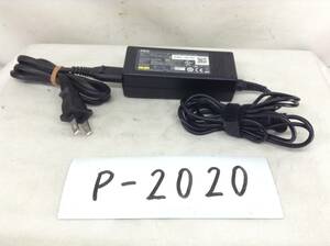 P-2020 NEC 製 ADP-65JH E 仕様 19V 3.42A ノートPC用ACアダプター　即決品