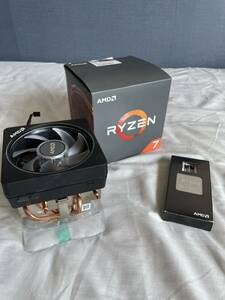 AMD ryzen7 2700x クーラー　ステッカー付き　完品　動作品