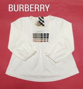 【美品】BURBERRY(バーバリー)キッズ長袖トップス 80cm