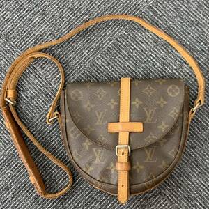 2714 LOUIS VUITTON ショルダーバッグ ルイヴィトン シャンティPM 斜め掛け シャンティ ブラウン レザー モノグラム 