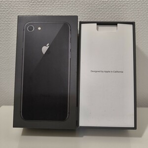 iPhone8 64GB スペースグレー ★本体なし 箱、充電器、Appleシールのみ