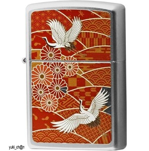 ZIPPO ジッポー 鶴 つる 和柄 和風 NIHON NIPPON 日本風