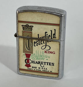 PETRO オイルライター Chesterfield KING CIGARETTES USA アメリカ OILLIGHTER コンチネンタル チェスターフィールド シガレット ライター