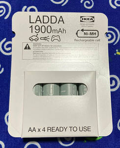 IKEA LADDA イケア ラッダ 単3 充電池 4本セット 安心の日本製