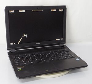 ジャンク品 液晶無/mouse computer NG-N-i5540SA1/Core i7 7700HQ/メモリ無/HDD無/GTX1060 ノート PC R110502