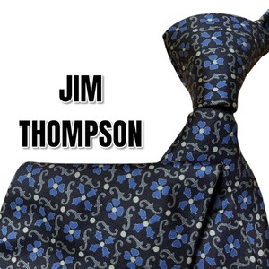 JIM THOMPSON　ジムトンプソン　ネイビー系　総柄　C0334-4