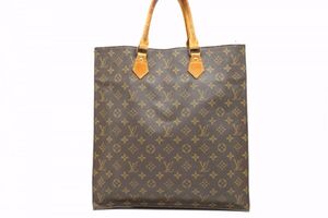 1円〜 ルイ ヴィトン サックプラ 旧型 ハンドバッグ トート モノグラム LV Unisex M51140 PVCレザー 茶 ブラウン Louis Vuitton 0516h