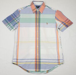 ●POLO RALPH LAURENポロラルフローレン半袖シャツ(カラフル,US-XS（JP-S～M))新品