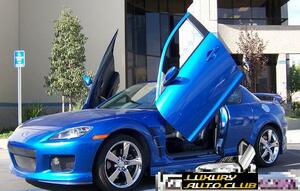 マツダ RX8 RX-8 ガルウイングキット GT エアロ スポイラー ランボドア シザースドア シザーズ スタム 北米スタイル 安心米国製 RX-7