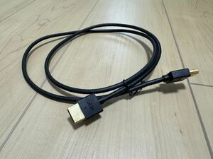 Senetem HDMI ケーブル 1m HDMI2.0規格 スリム 薄型 ハイスピード 18Gbps 4K@60Hz/HDR/ARC/3D/イーサネット対応 テレビ