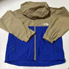 THE NORTH FACE フード付きジャケット 青・ベージュ　140