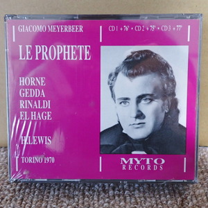 20.【CD/ 未開封】Le Prophete / La Dame Blanche　GIACOMO MEYERBEER TORINO 1970 