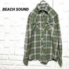 BEACH SOUNDビーチサウンド メンズ ネルシャツ サイズL