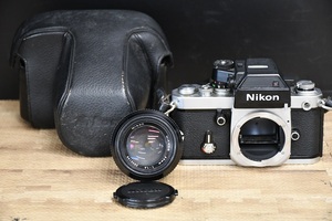 NY5-260【現状品】Nikon F2　ニコン　フィルムカメラ　一眼レフカメラ　レンズ　NIKKOR　50㎜　1：1.4　簡易動作確認済　中古品　保管品