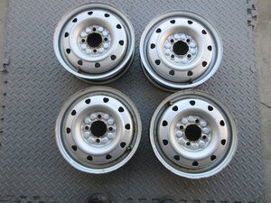 8235ソ1○　13×4.00B PCD100 +45 4穴 TOPY製 鉄ホイール 4本 各国産メーカー 軽自動車に　M52【本州四国九州送料無料】