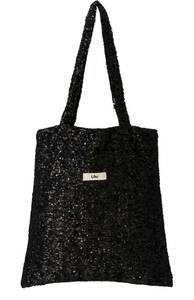 ★Uhr / ウーア★Spangle Tote Bag★ブラック