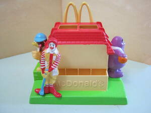 マクドナルド【1999年ハッピーセット玩具　マックおもしろキット（ドナルド・グリマス・バーディ：フィギュア付）全4種（4個）セット】