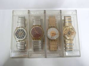 ■□41085 swatch スウォッチ 腕時計 4本 まとめ売り QZ クォーツ□■