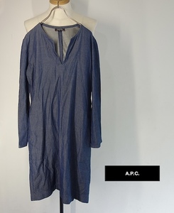 TK 希少 90s アーペーセー APC 薄手 デニムワンピース 1998年製 ヴィンテージ 古着