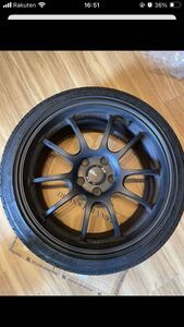 鍛造 18インチ Advan Racing RZ-DZ 8J 18inch +48 ナンカン Ultrasports 215/40R18 4本通し