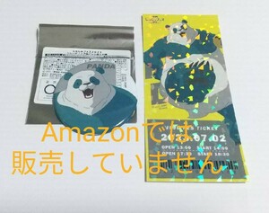 呪術廻戦 じゅじゅフェス 2023 缶バッジ チケットカード セット パンダ