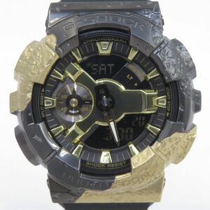 160s CASIO カシオ G-SHOCK 40th Anniversary Adventurer’s Stone GM-114GEM-1A9JR メタルカバー 鉱石 クオーツ 腕時計 ※中古